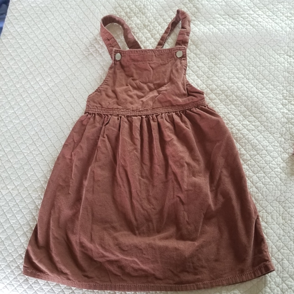 H&M | Corduroy Overalls Dress